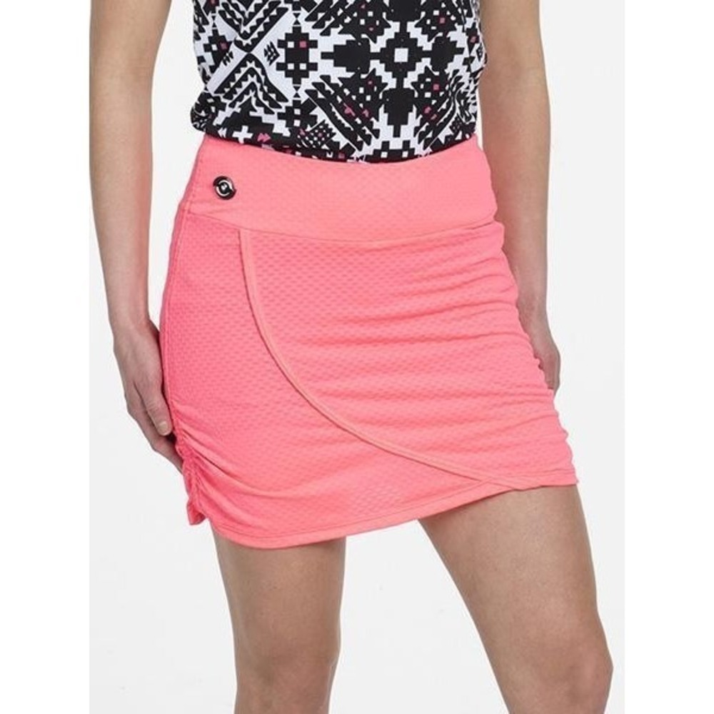 SwingDish Womens Olivia Golf Skort Coral XL FS003-1
